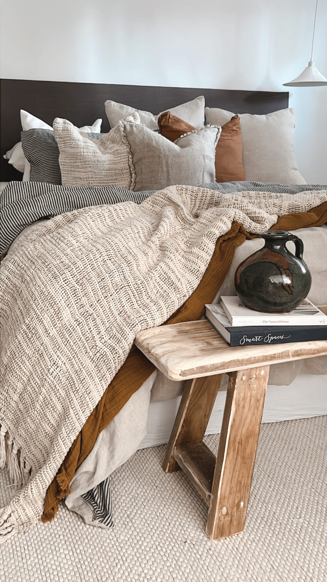 Bedroom Styling - Adding Linen & Textural Layers