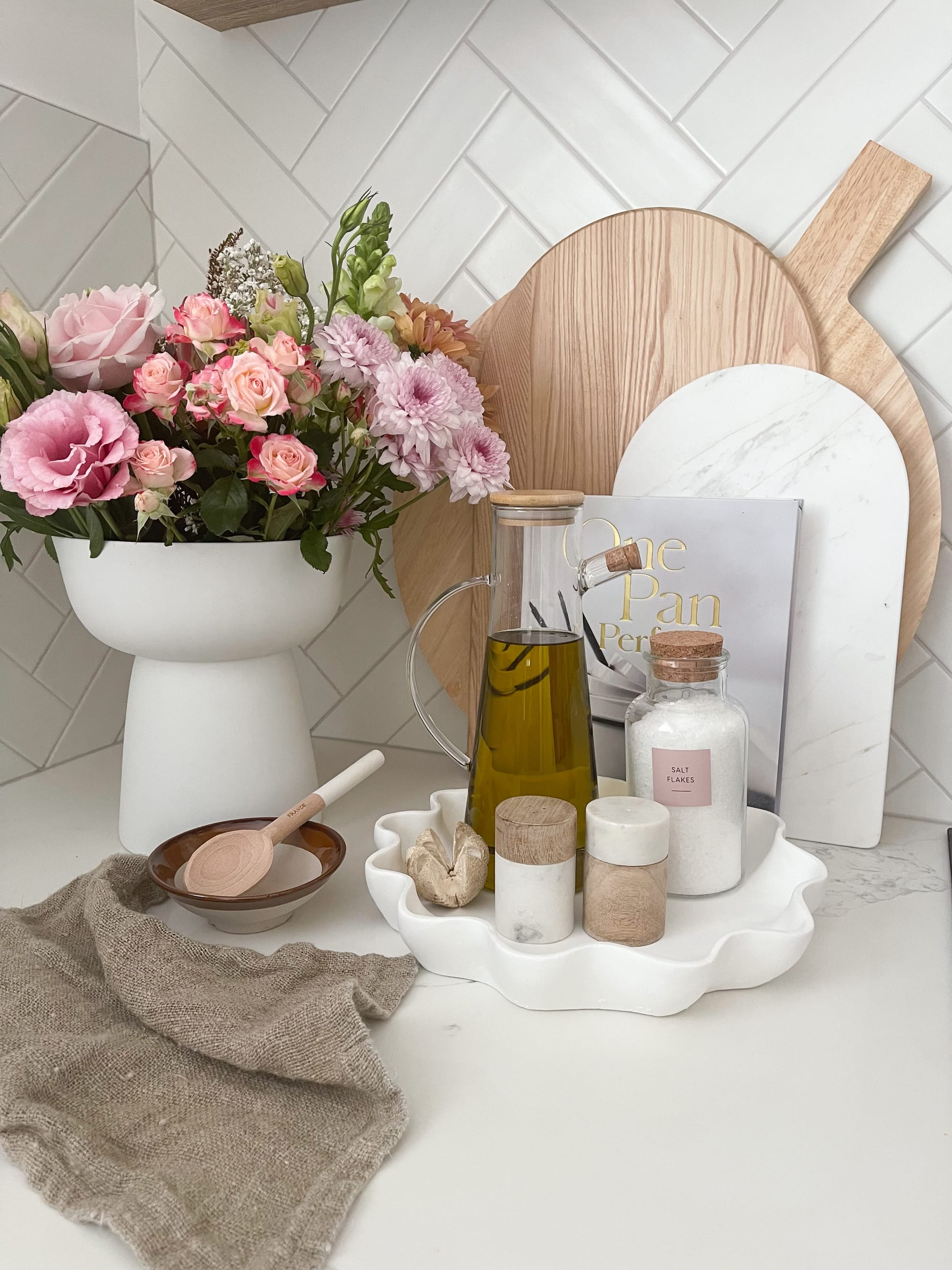 Kitchen Bench Styling