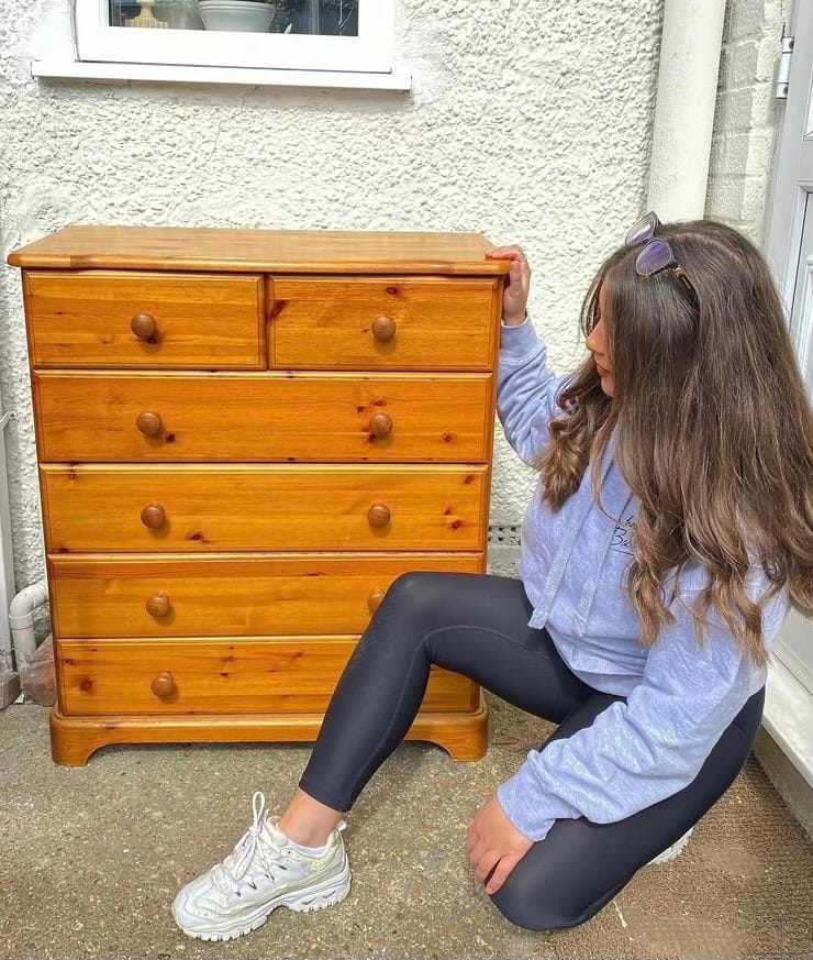 How To Refinish Redwood or Mexican Pine Furniture Drawers